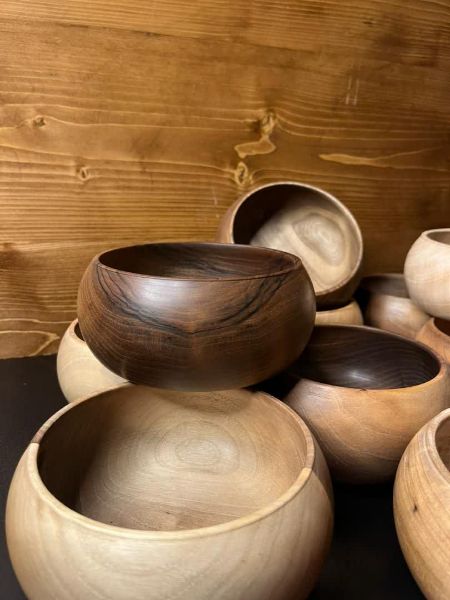 تصویر  کاسه چوبی ۱۵ سانتی متر 